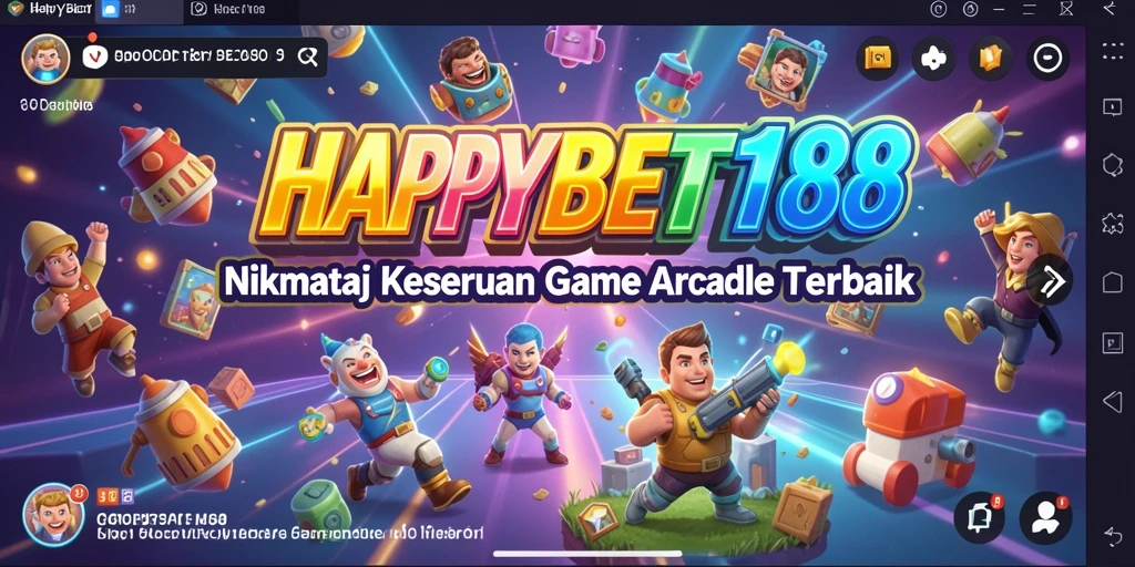 Tampilan menarik dari gameplay Arcade di HAPPYBET188.