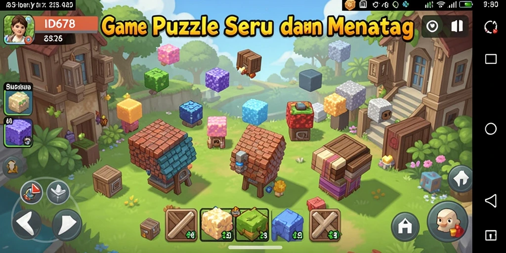Tampilan gameplay ID678 yang seru dan menantang dalam genre puzzle.