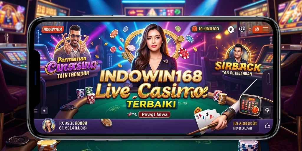 Tampilan gameplay Live Casino yang seru di INDOWIN168.