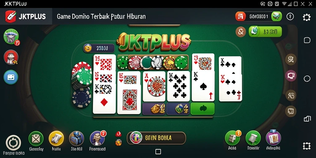 Tampilan gameplay JKTPLUS yang menakjubkan dan penuh warna.