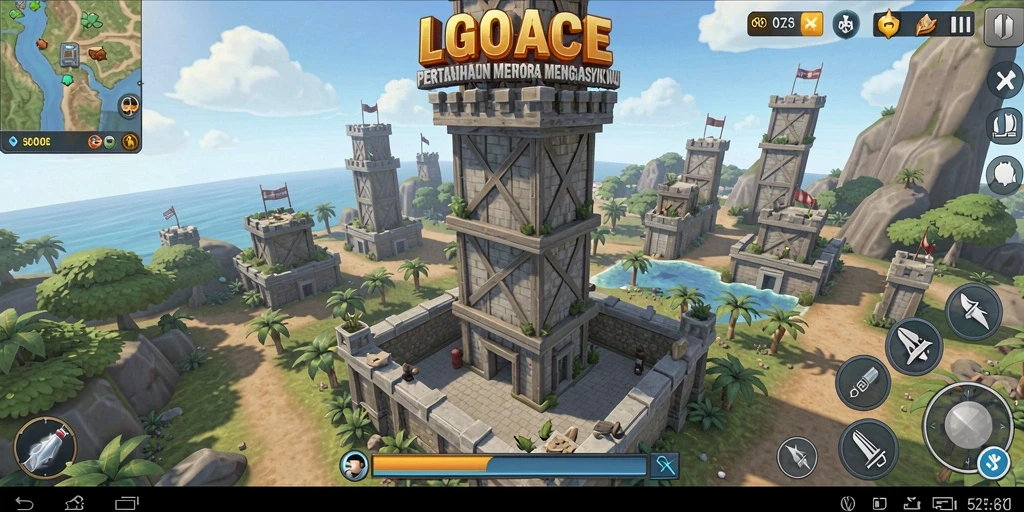 Gameplay seru LGOACE dalam genre Tower Defense yang menantang.