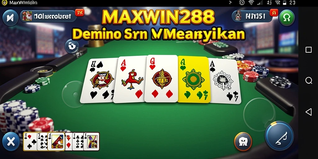 Gameplay menarik dari MAXWIN288 saat bermain Domino.