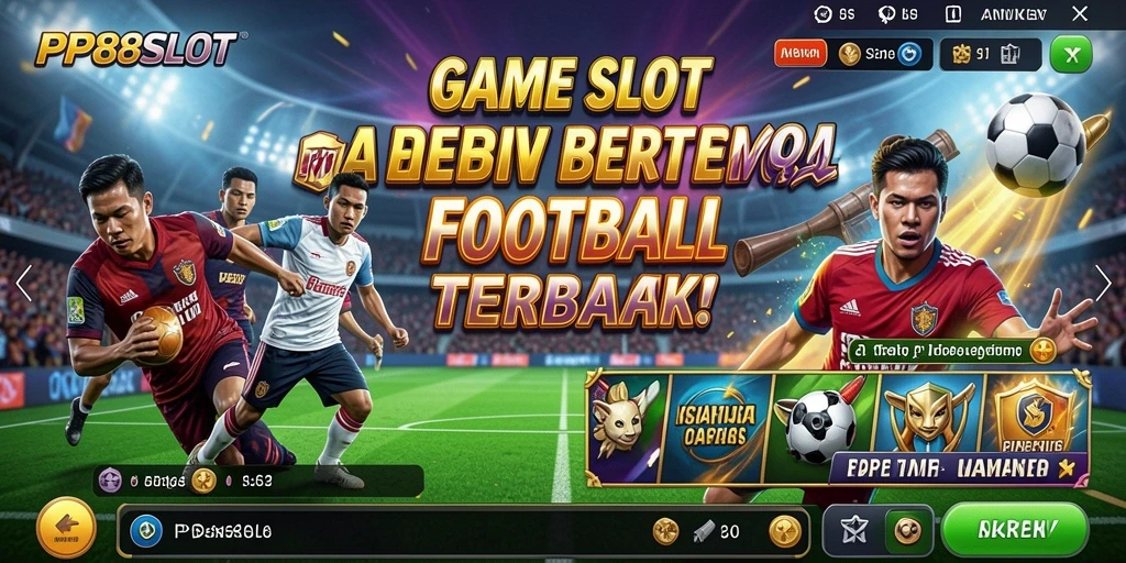Gameplay PP88SLOT yang seru dengan tema sepak bola.