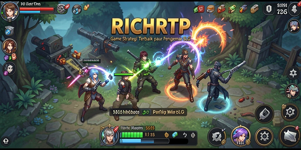 Screenshot gameplay SLG RICHRTP yang seru dan strategis.