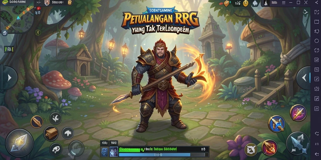 Tampilan gameplay menakjubkan di SOBATGAMING dengan petualangan RPG yang mendebarkan.