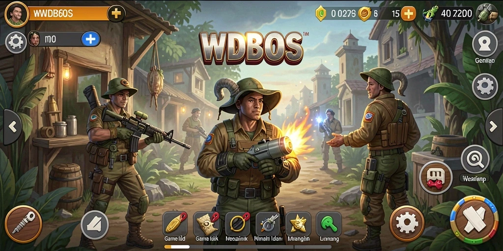 Tampilan gameplay yang menarik dari WDBOS dengan karakter dan dunia yang berkembang.